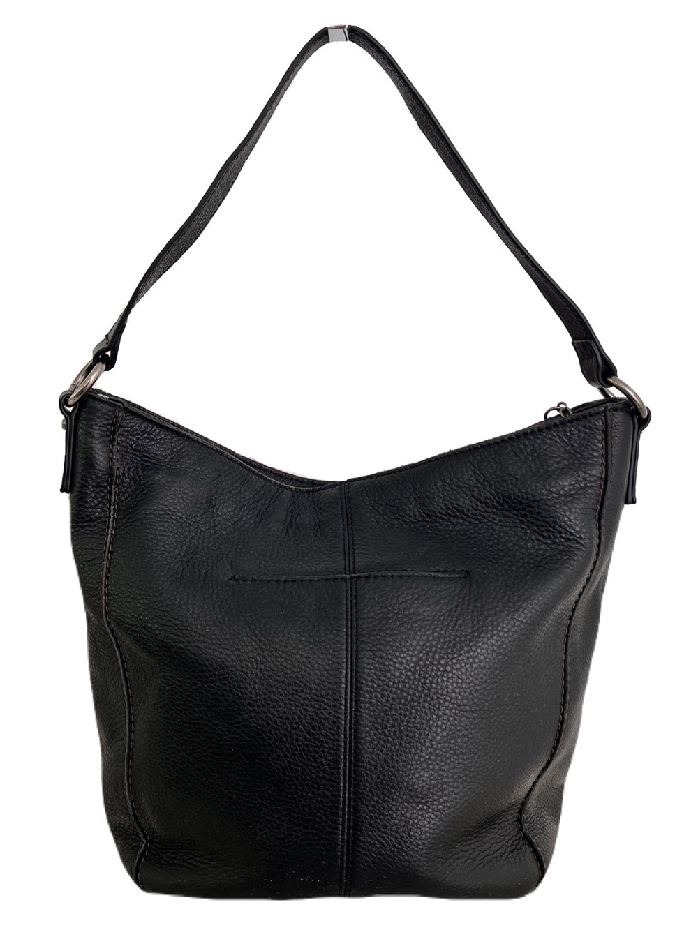 The Sak Black Leather ‘Lucia’ Hobo Shoulder Bag - Picture 3 of 11
